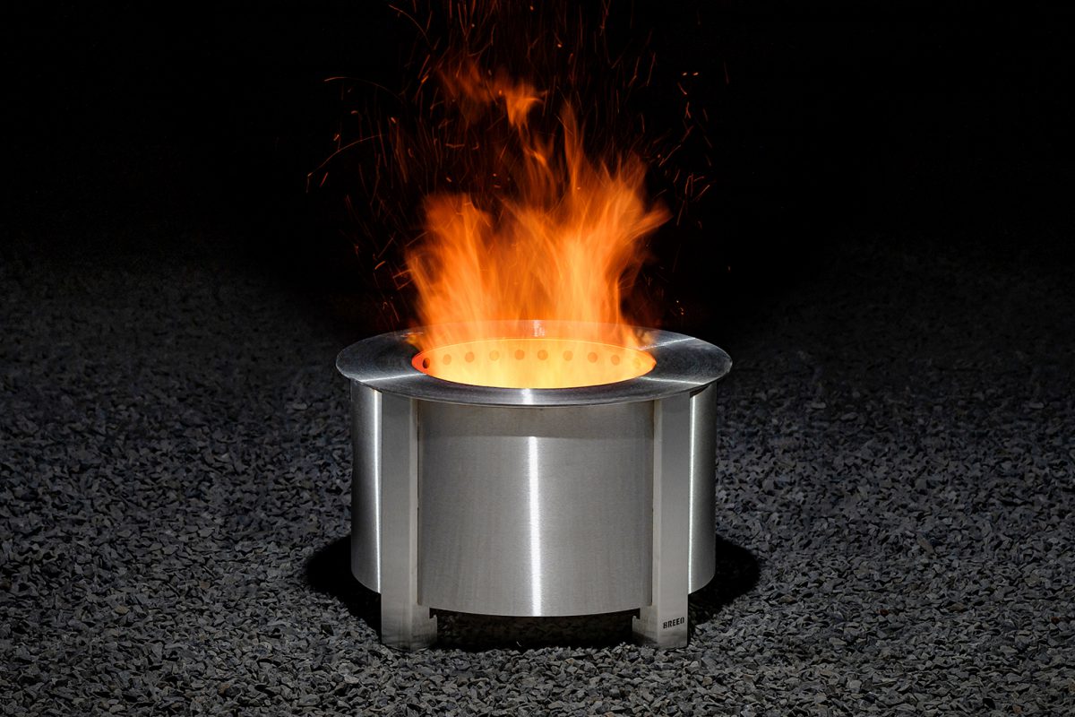 BREEO Smokeless Fire Pits Fire Pit Cover Series X30 Glyndon Gardens